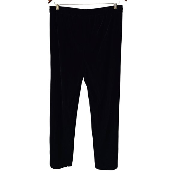 Quince Ultra-Stretch Ponte Straight Leg Pants Sz XL Tall Ankle Pull On Black - Picture 1 of 12